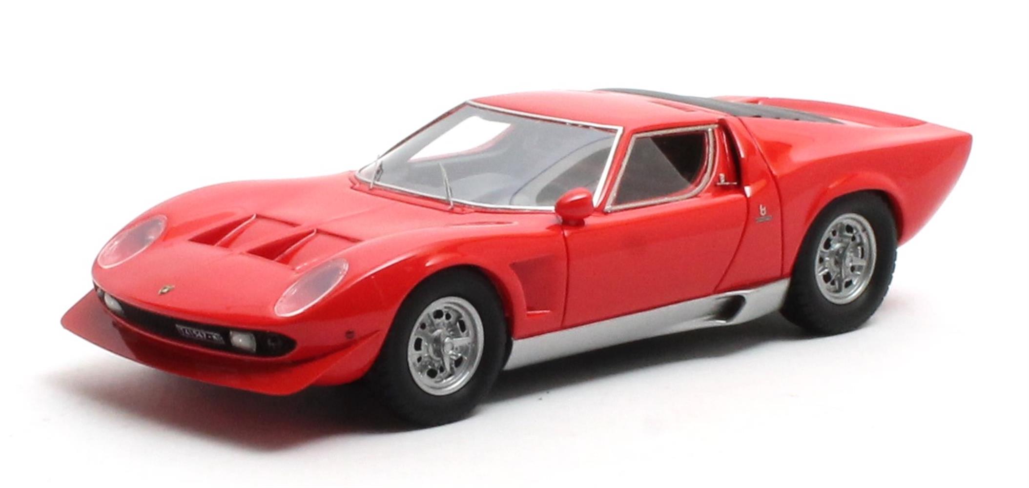 Lamborghini Miura P400S Millechiodi 1969 Rood - 1:43